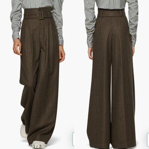 Frankie High-Waisted Wide-Leg Trousers